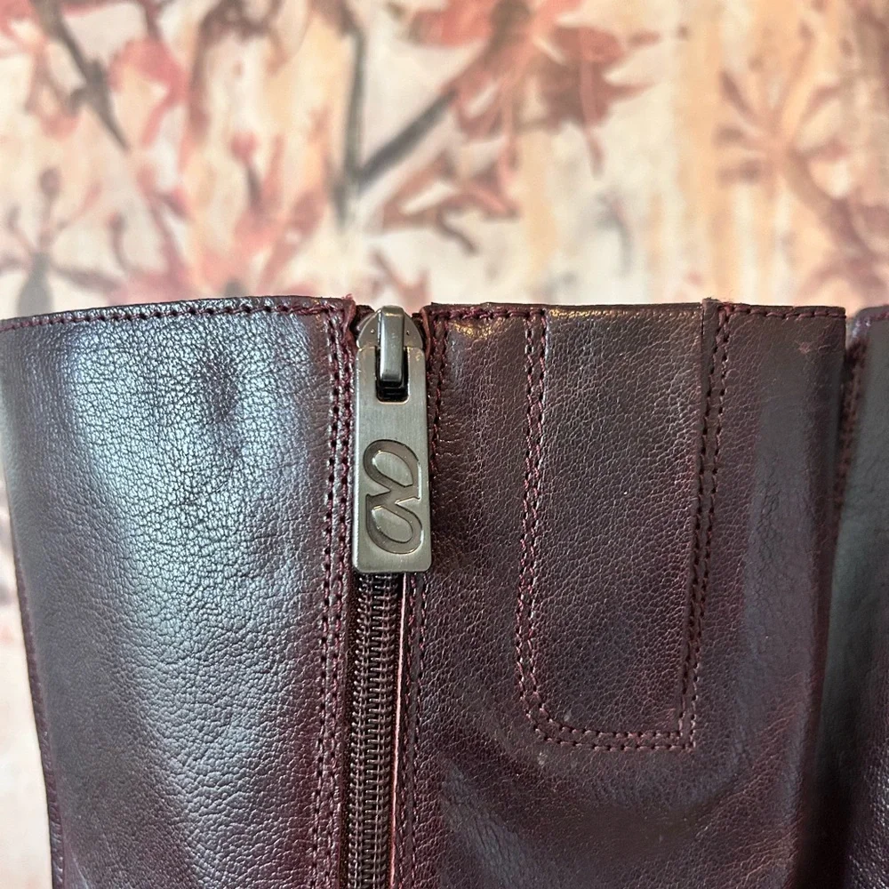 New Naturalizer Women's Leather Boots in Wine Color- Size 6- New without box - Picture 3 of 11